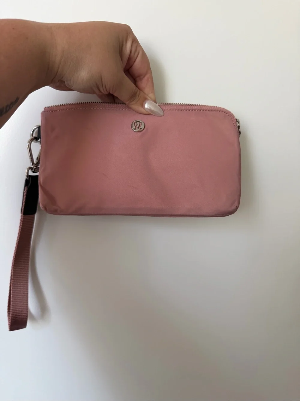 lululemon athletica Dusty Pink Wristlet Pouch